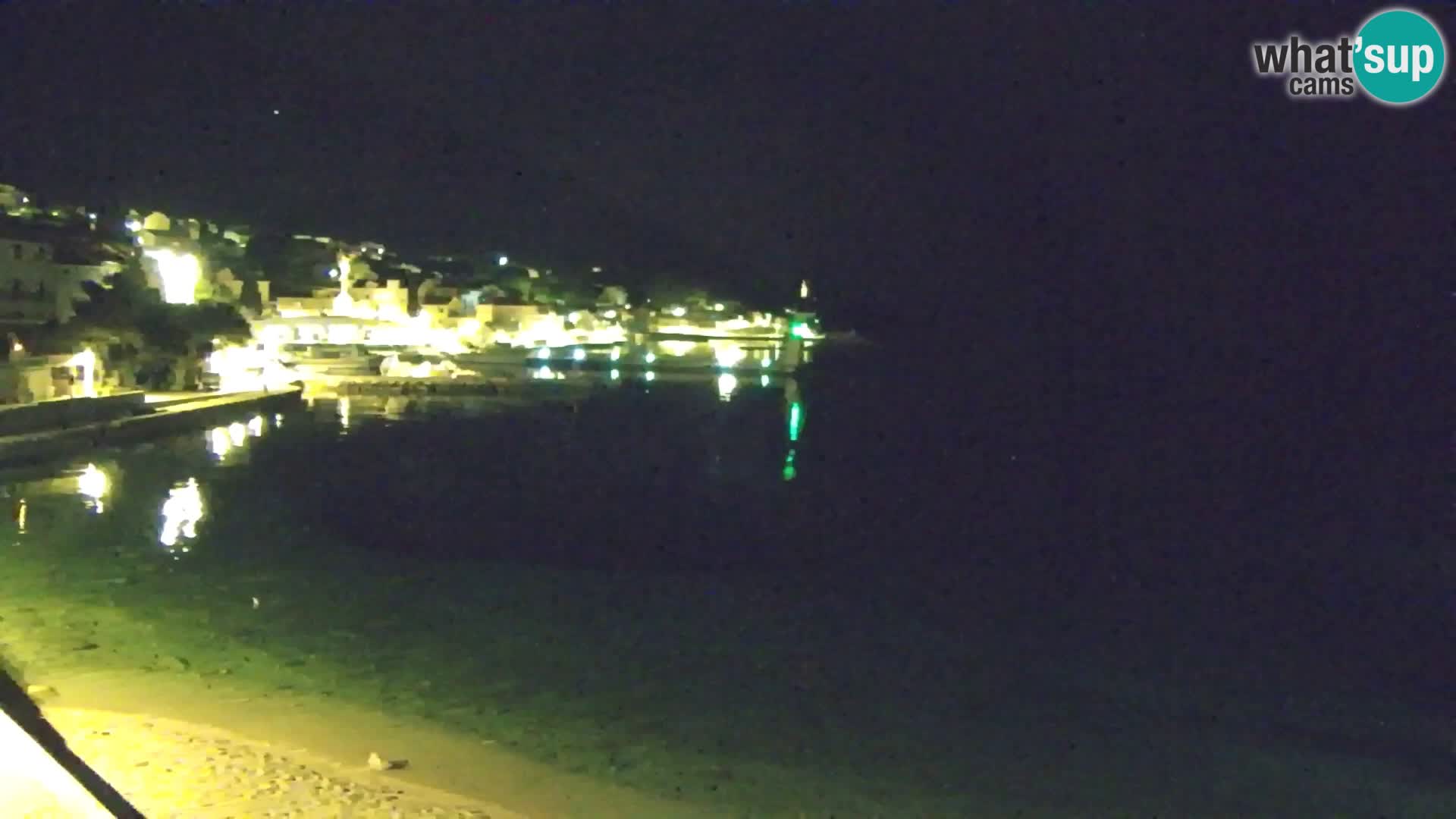 Webcam Bol Centre-Ville & Marina – Vue en direct depuis Bol, île de Brač