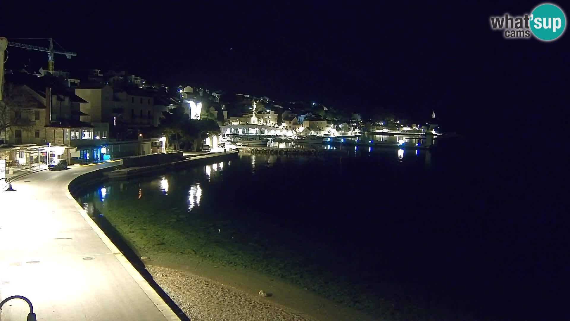 Webcam Bol centre-ville & marina – Vue en direct depuis Bol, île de Brač