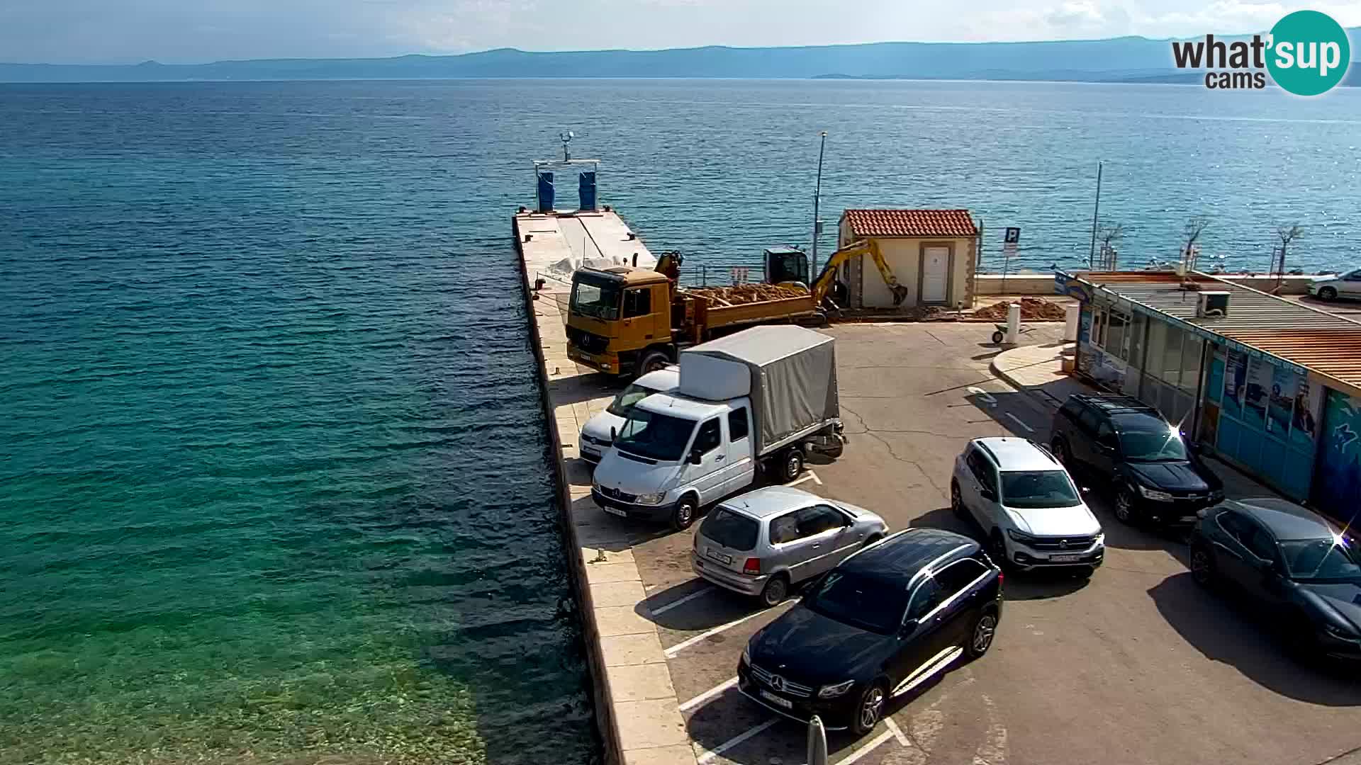 Webcam Bol centre-ville & marina – Vue en direct depuis Bol, île de Brač