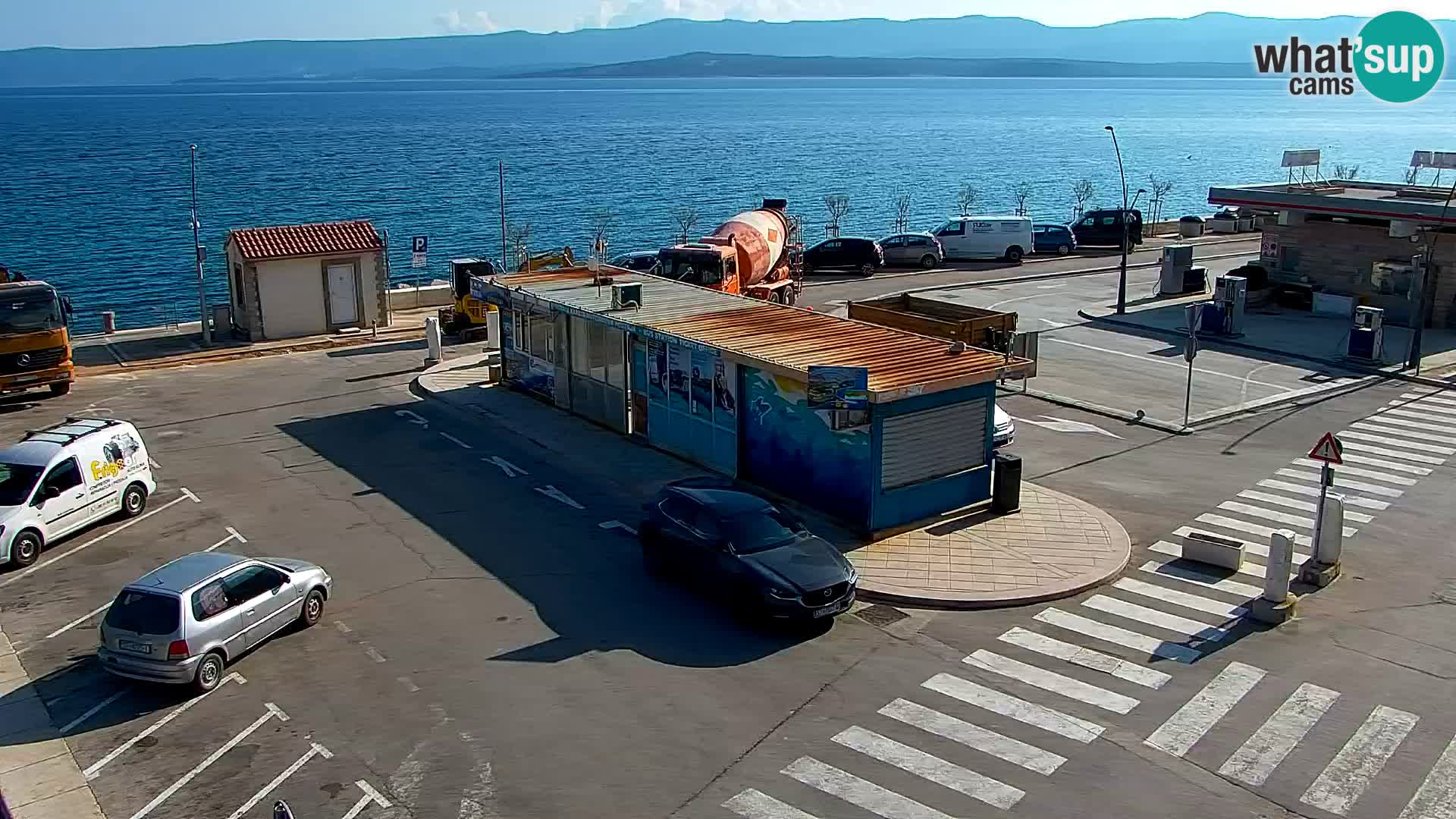 Webcam Bol centre-ville & marina – Vue en direct depuis Bol, île de Brač