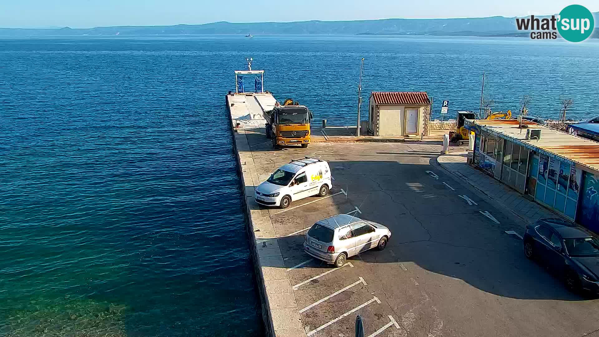 Webcam Bol centre-ville & marina – Vue en direct depuis Bol, île de Brač