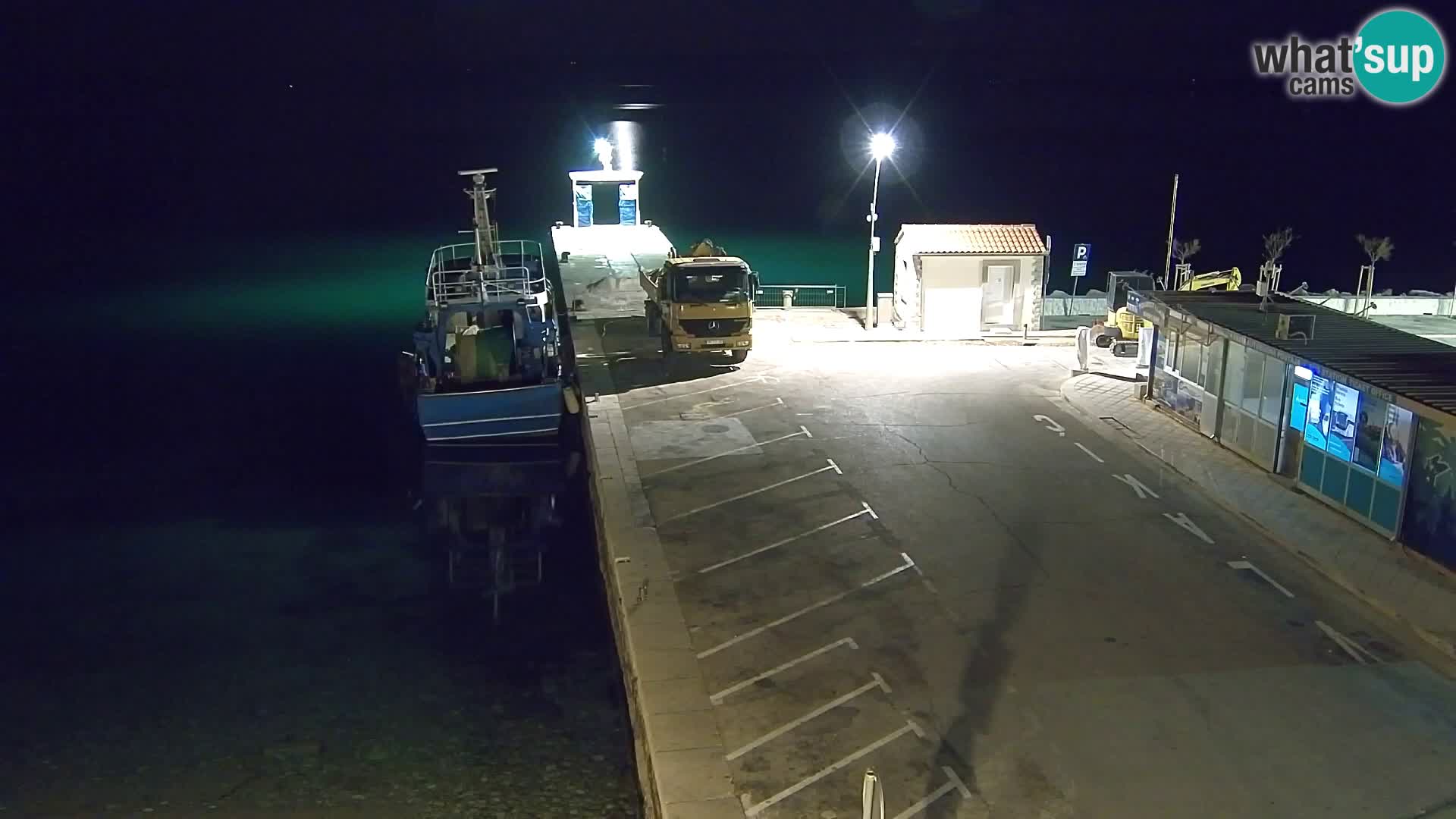 Spletna kamera Bol – Center mesta in marina v živo