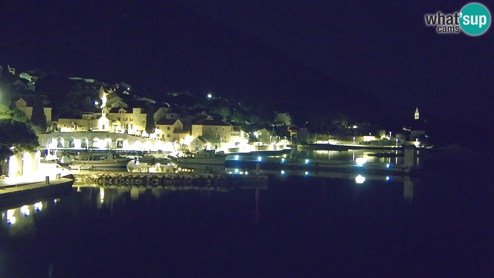 Webcam Bol centre-ville & marina – Vue en direct depuis Bol, île de Brač