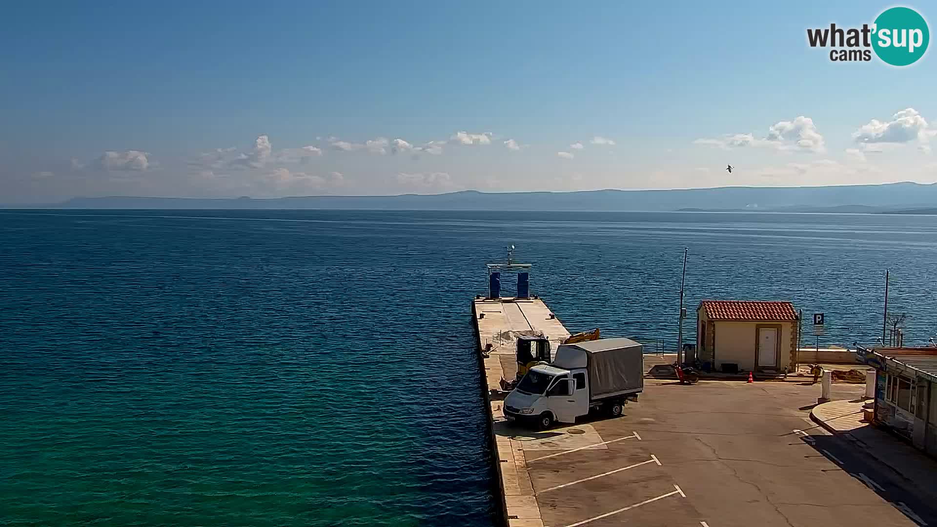 Webcam Bol Centro e Marina – Vista live dal porto di Bol