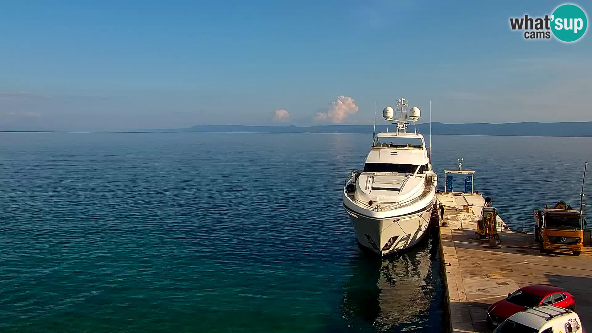 Spletna kamera Bol – Center mesta in marina v živo