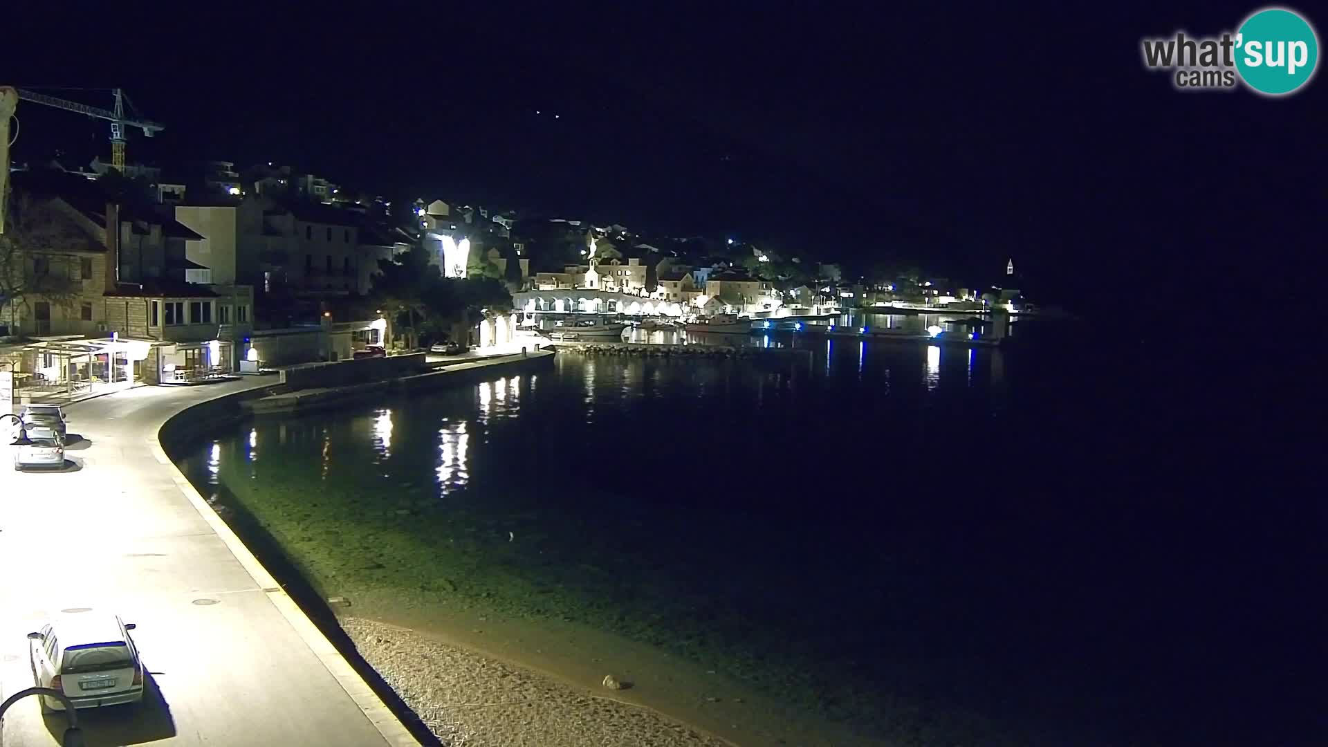 Webcam Bol Centro e Marina – Vista live dal porto di Bol