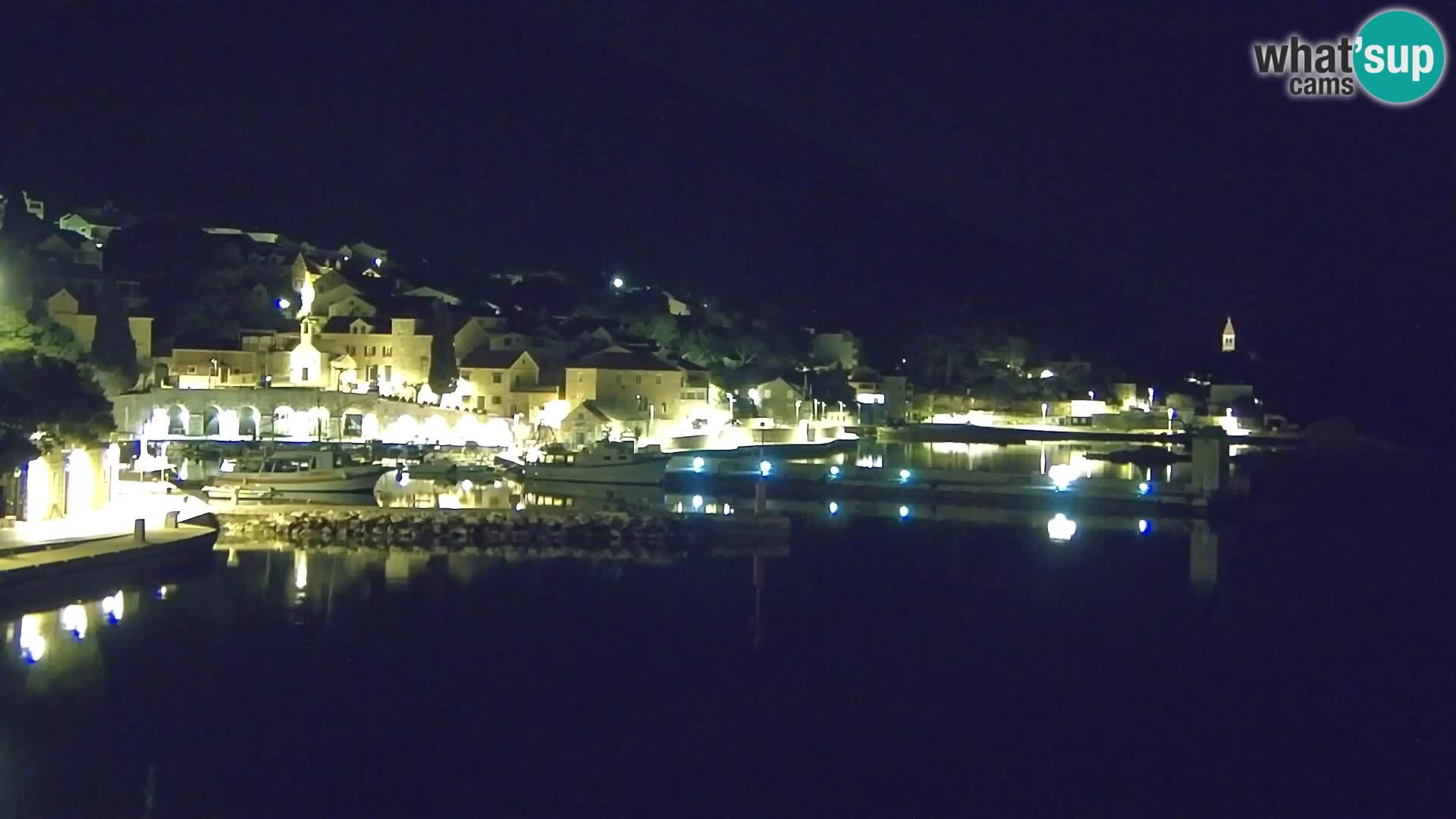 Webcam Bol Centro e Marina – Vista live dal porto di Bol