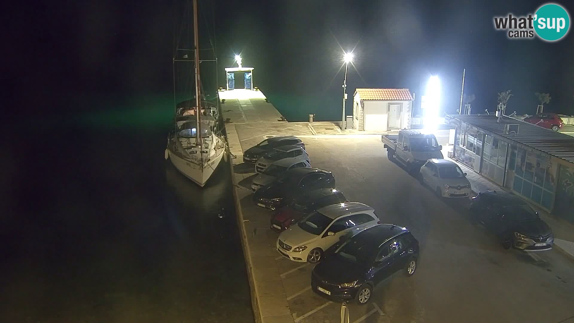 Spletna kamera Bol – Center mesta in marina v živo