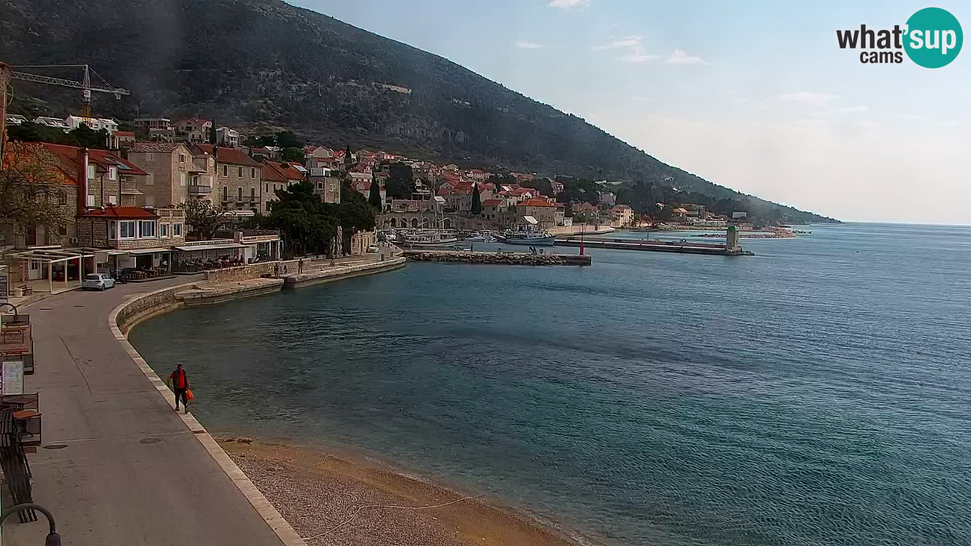 Webcam Bol centre-ville & marina – Vue en direct depuis Bol, île de Brač
