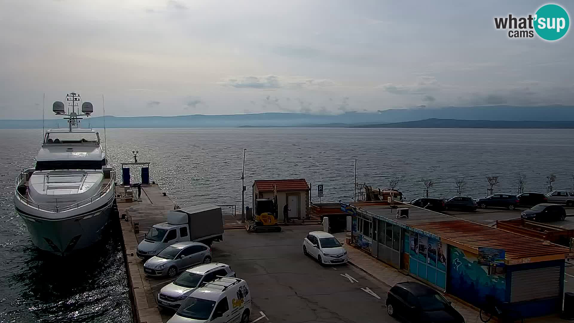 Spletna kamera Bol – Center mesta in marina v živo