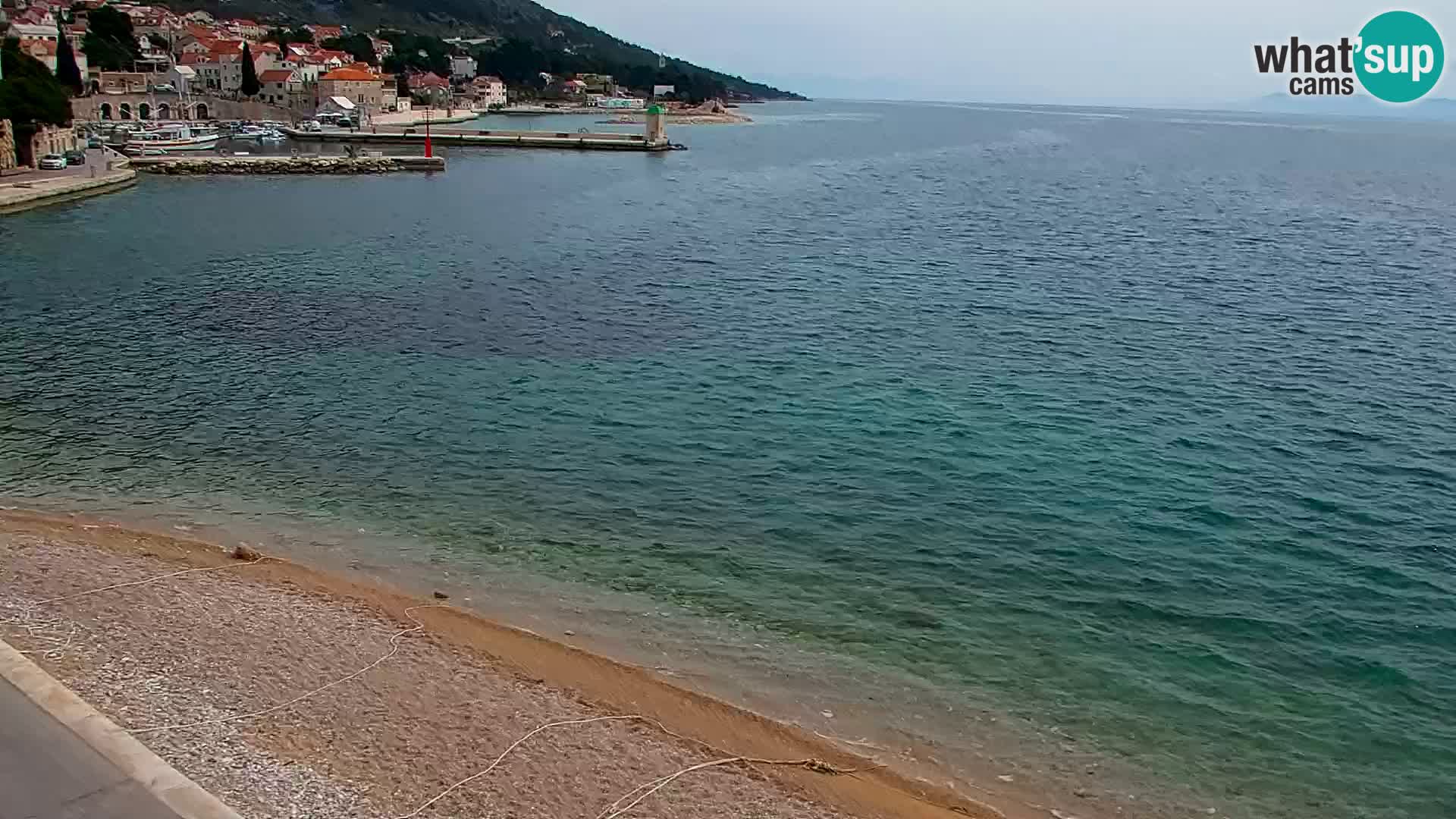 Webcam Bol Centre-Ville & Marina – Vue en direct depuis Bol, île de Brač