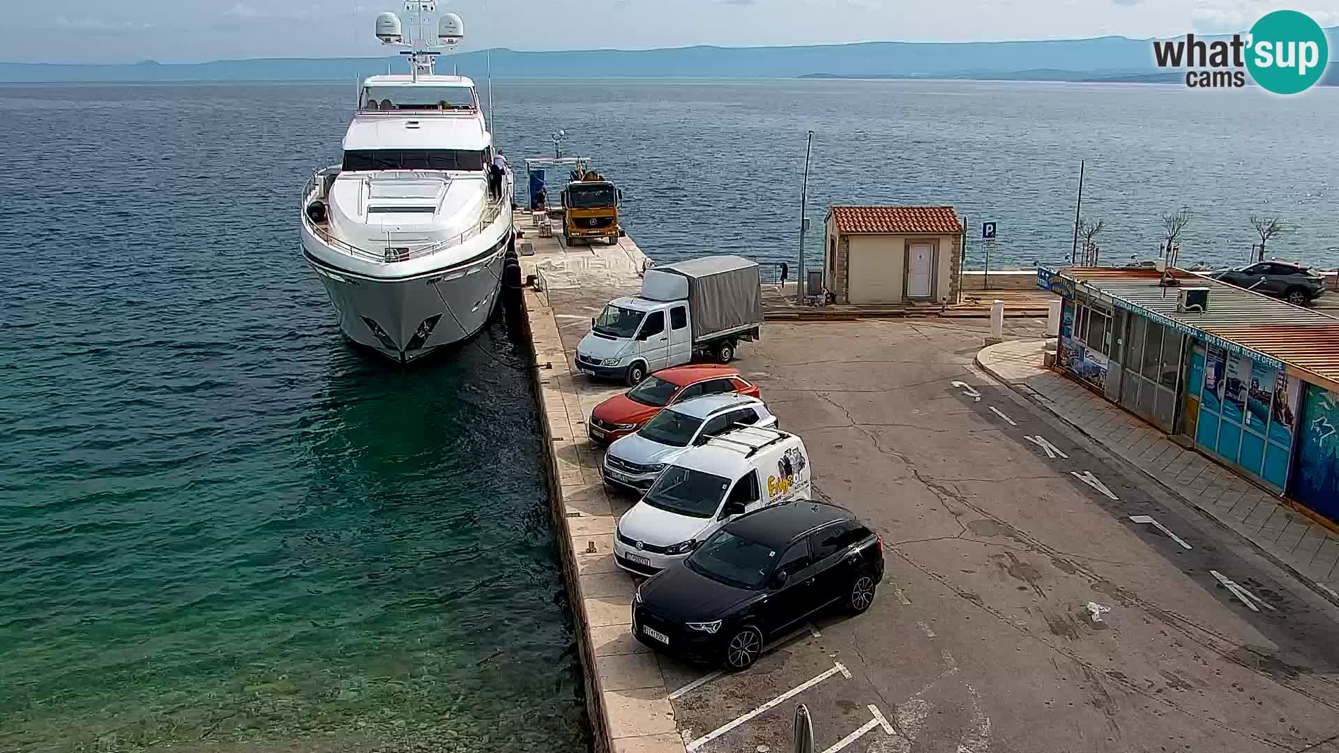 Webcam Bol Centre-Ville & Marina – Vue en direct depuis Bol, île de Brač
