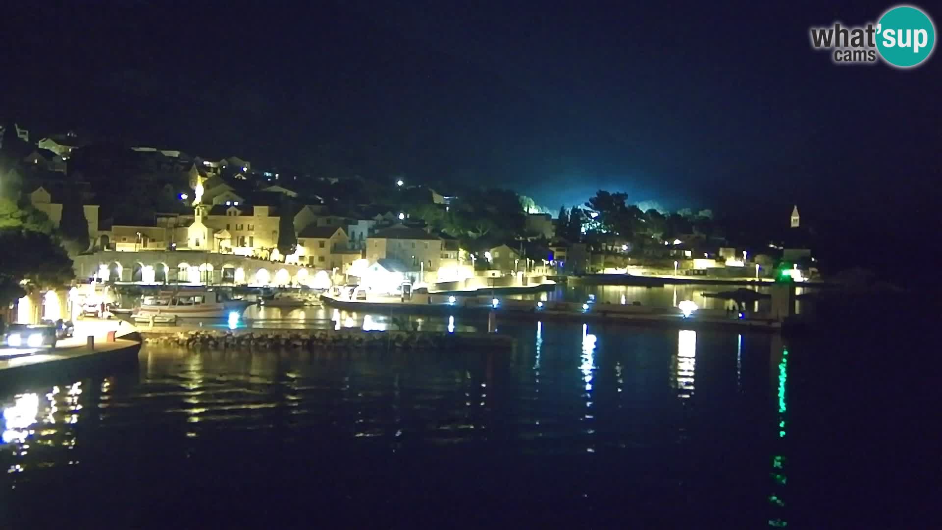 Webcam Bol centre-ville & marina – Vue en direct depuis Bol, île de Brač