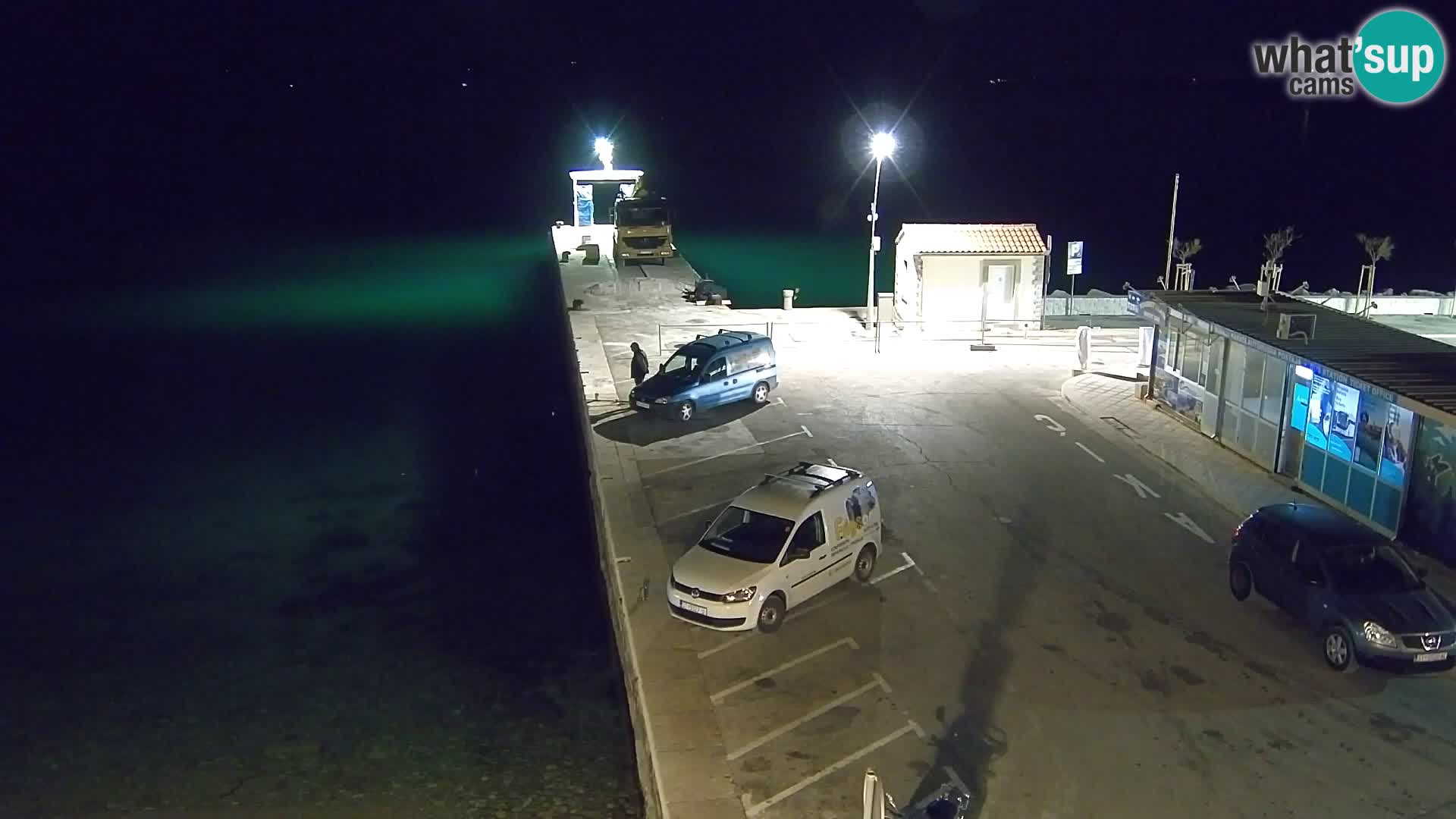 Webcam Bol Centro e Marina – Vista live dal porto di Bol