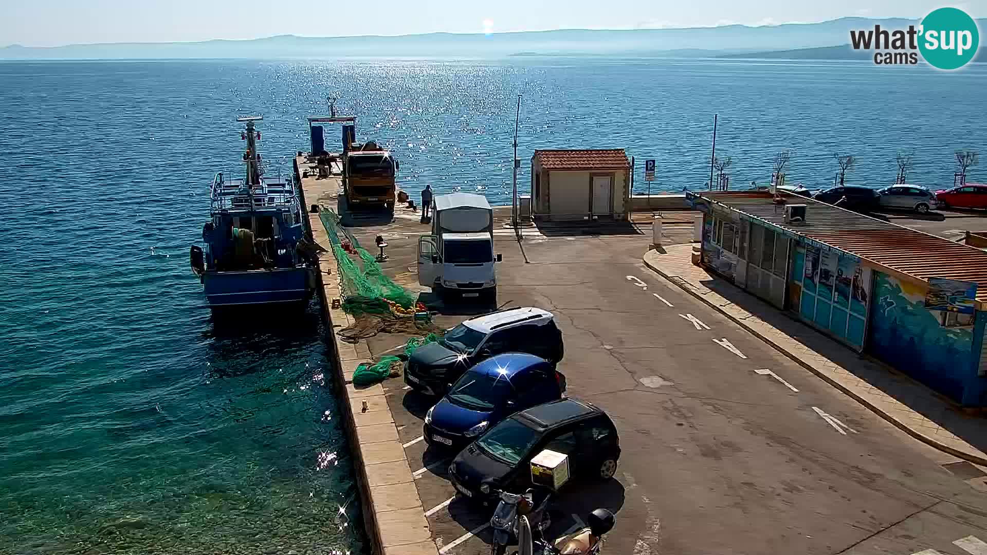 Webcam Bol centre-ville & marina – Vue en direct depuis Bol, île de Brač
