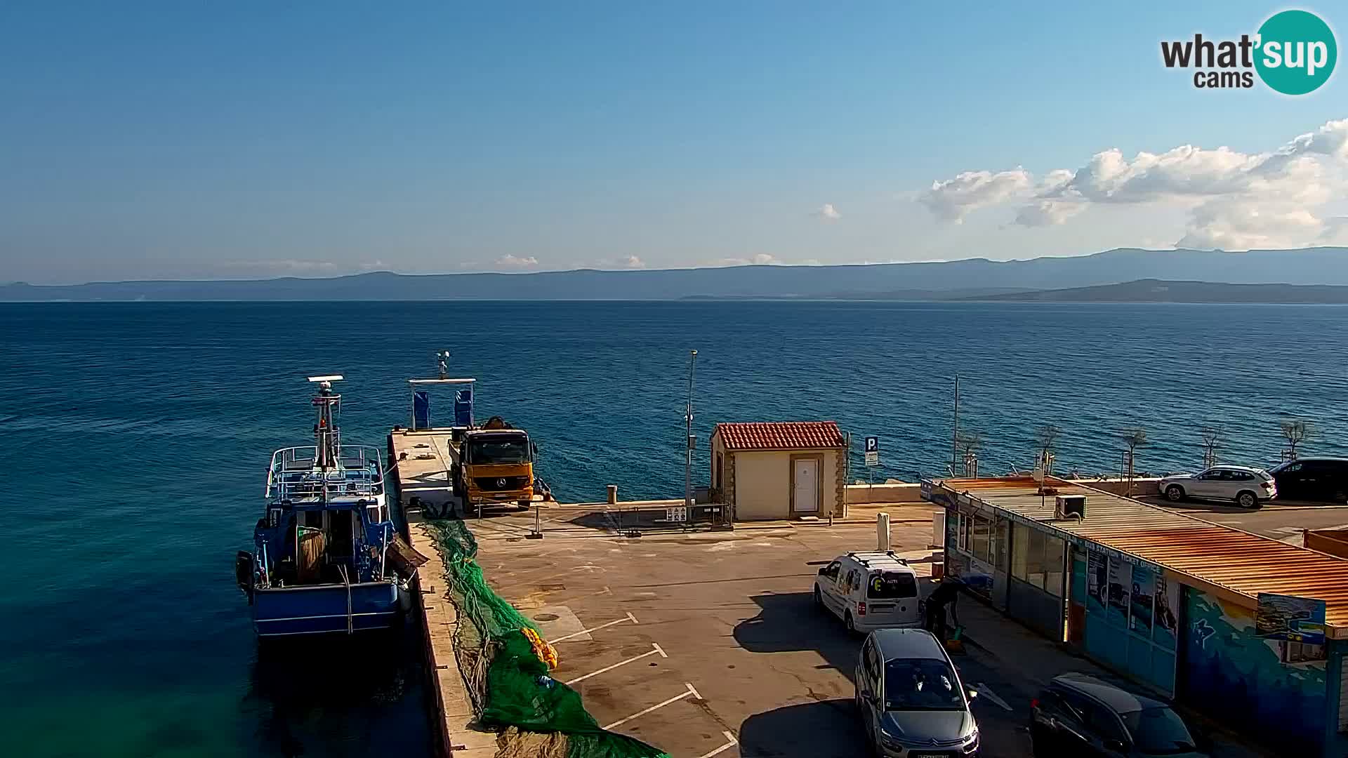 Webcam Bol centre-ville & marina – Vue en direct depuis Bol, île de Brač