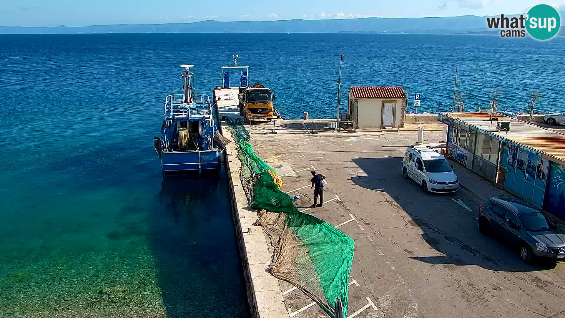 Webcam Bol Hafen & Ortszentrum – Liveblick aus Bol auf der Insel Brač
