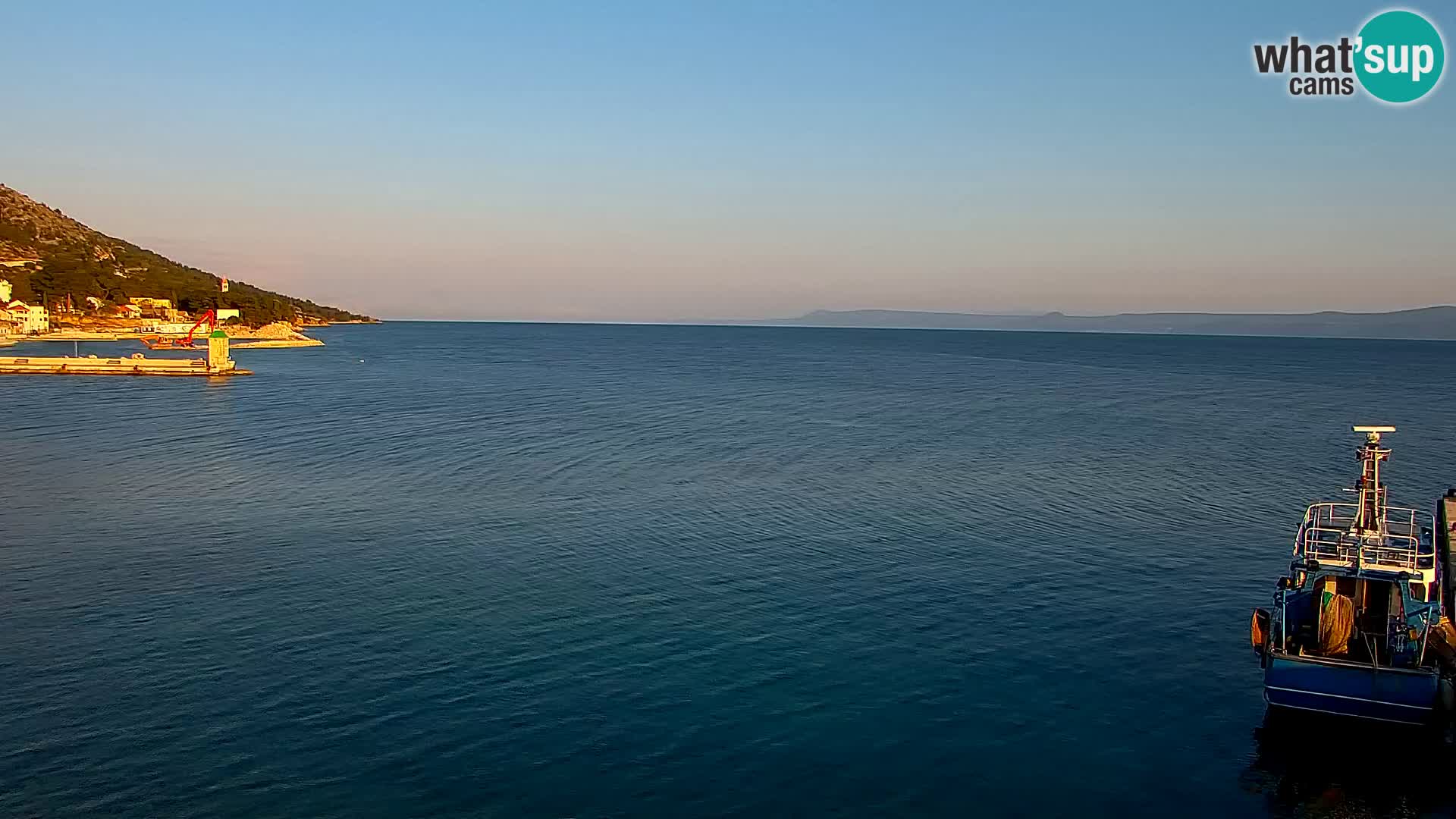 Webcam Bol Centre-Ville & Marina – Vue en direct depuis Bol, île de Brač