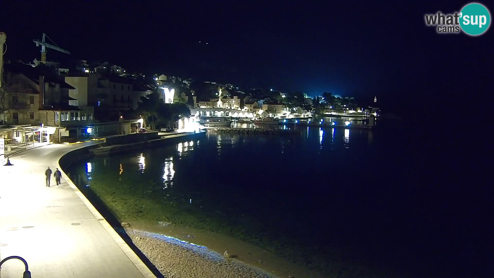 Webcam Bol Centro e Marina – Vista live dal porto di Bol