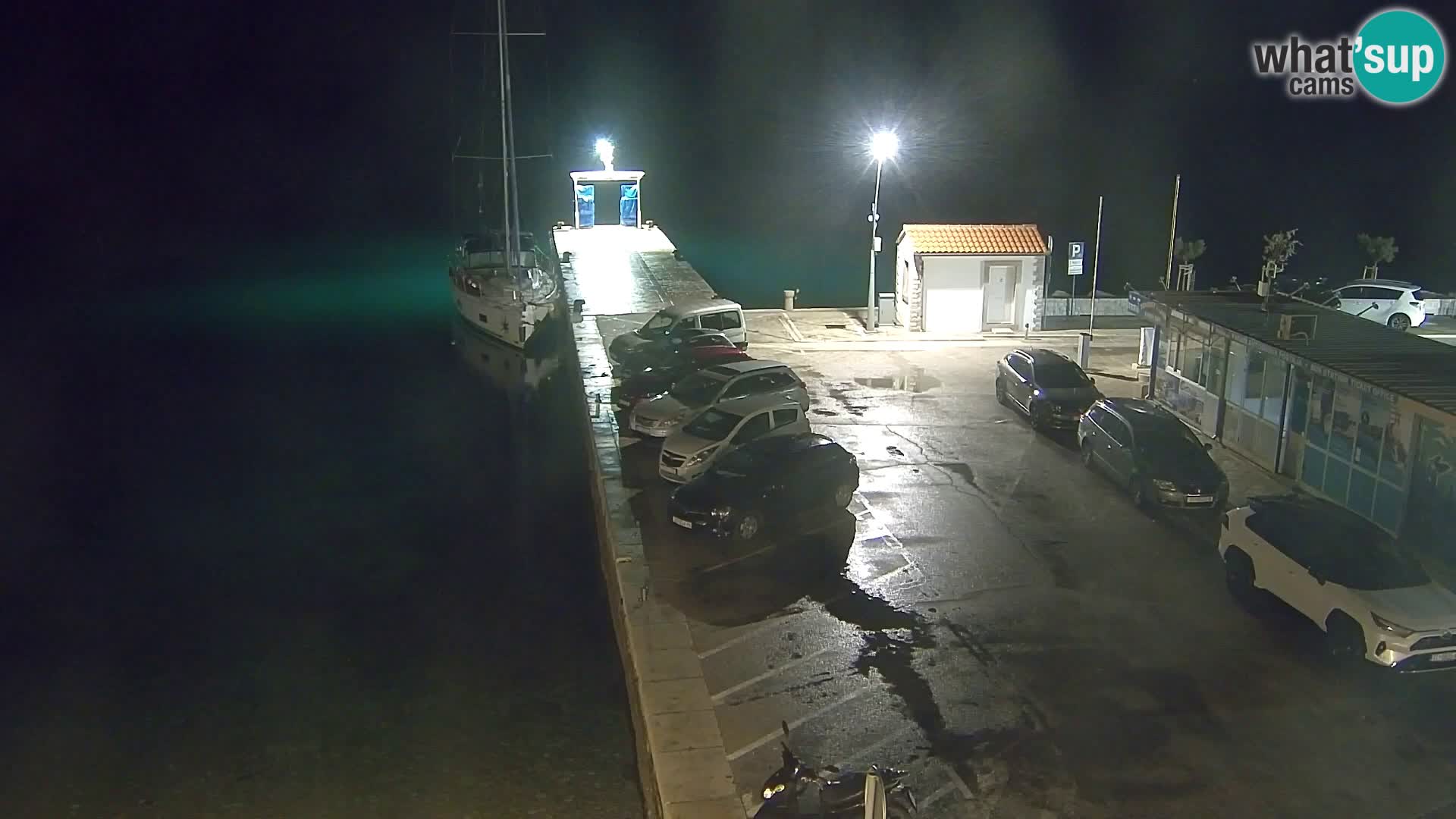 Spletna kamera Bol – Center mesta in marina v živo