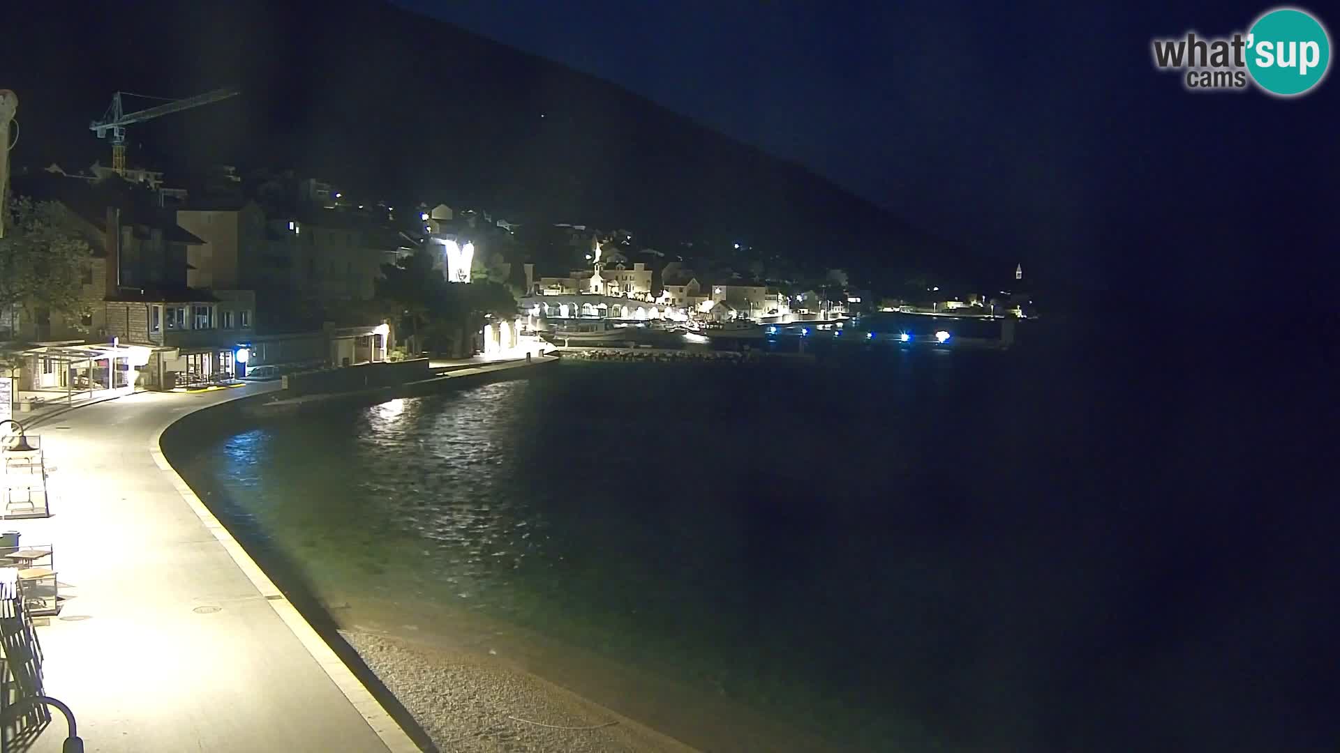 Webcam Bol centre-ville & marina – Vue en direct depuis Bol, île de Brač