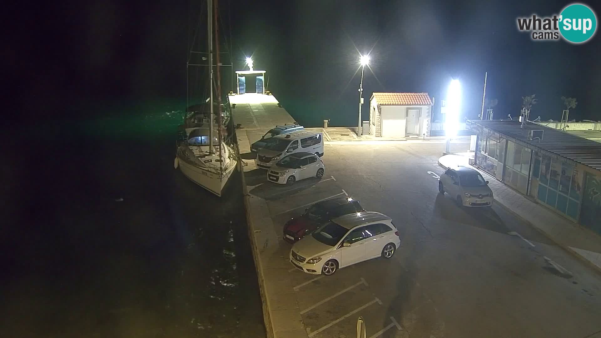 Webcam Bol Centro e Marina – Vista live dal porto di Bol