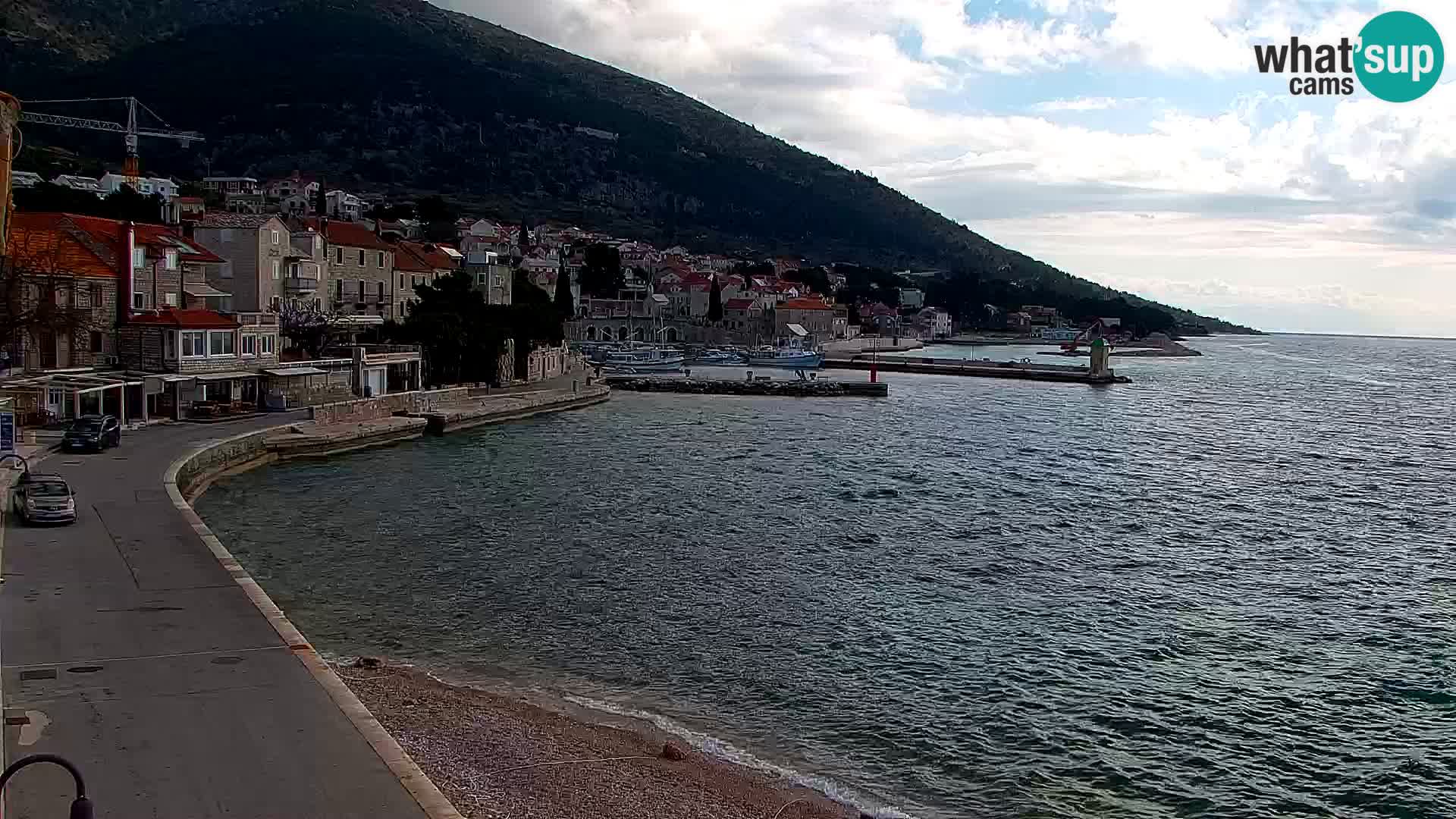 Webcam Bol Hafen & Ortszentrum – Liveblick aus Bol auf der Insel Brač