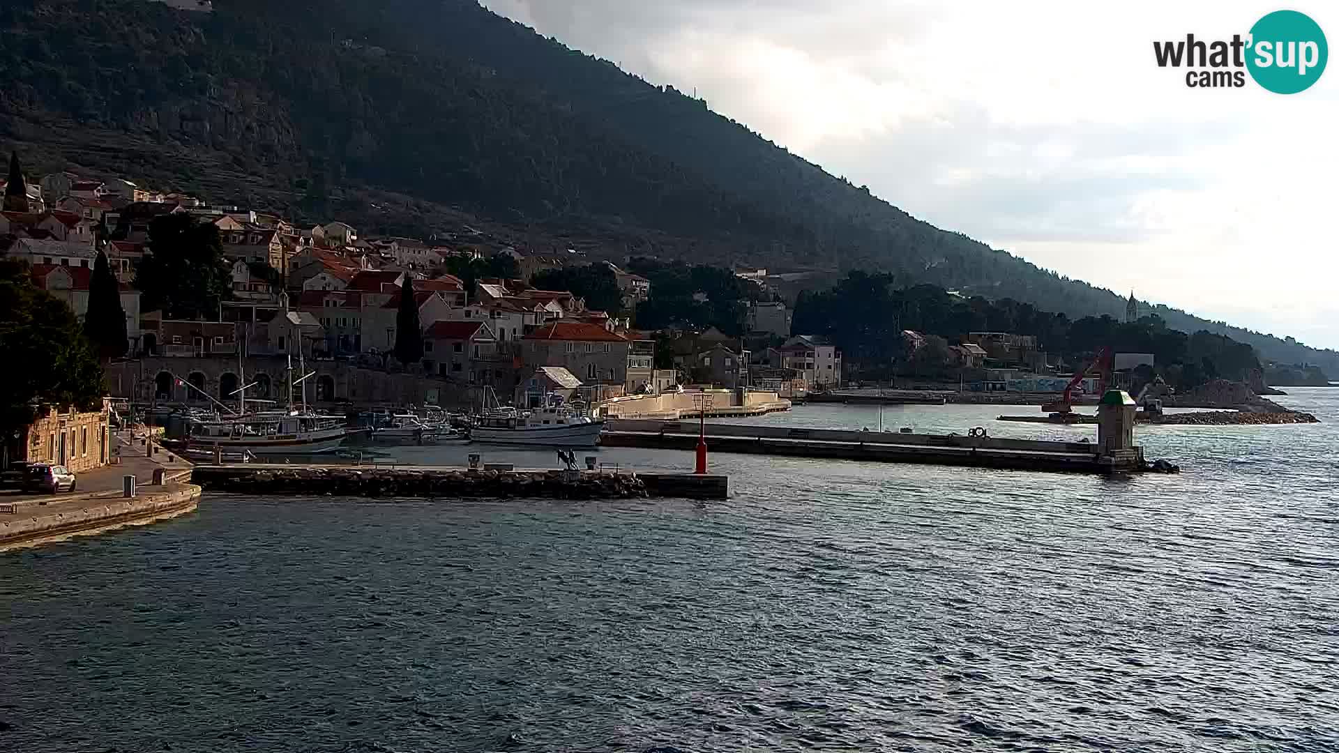 Webcam Bol Centre-Ville & Marina – Vue en direct depuis Bol, île de Brač