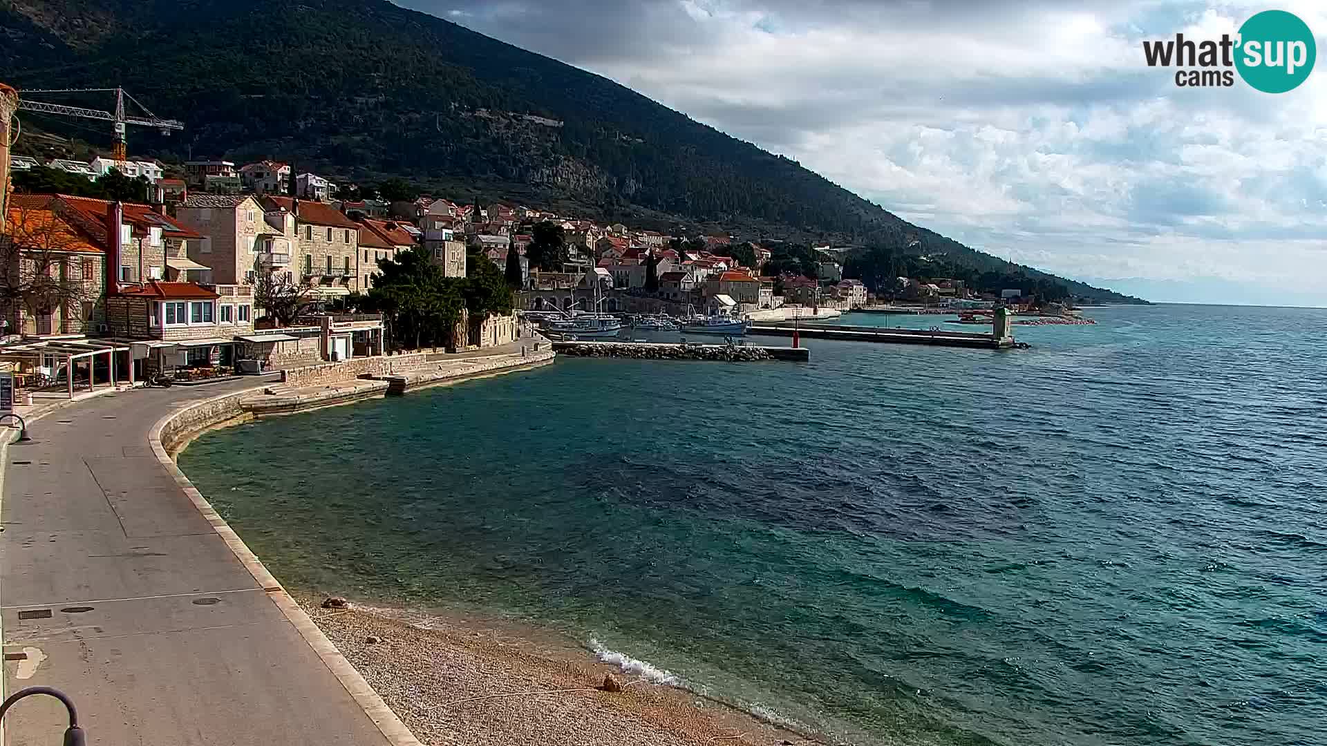 Webcam Bol Hafen & Ortszentrum – Liveblick aus Bol auf der Insel Brač