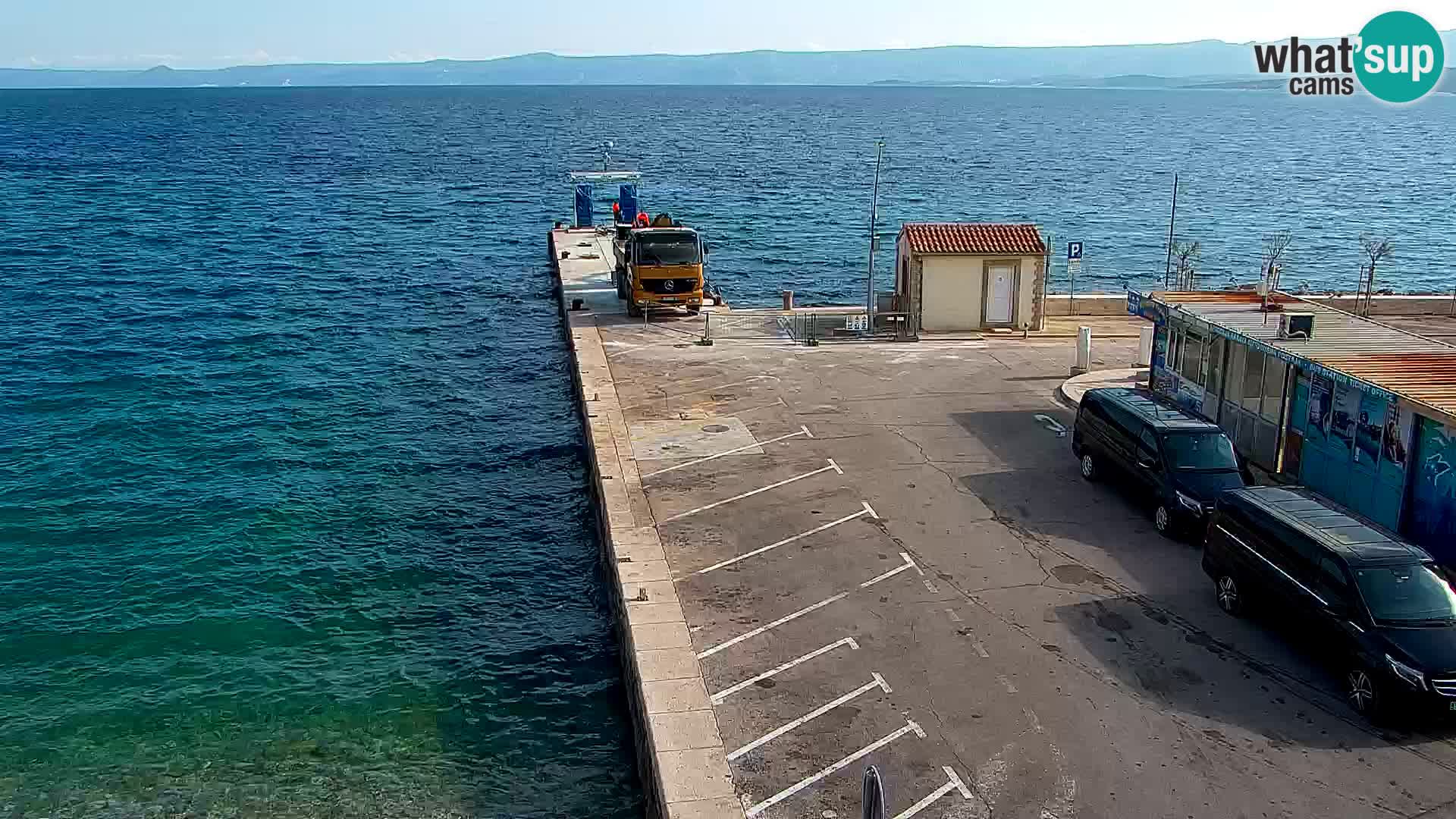 Webcam Bol Centre-Ville & Marina – Vue en direct depuis Bol, île de Brač