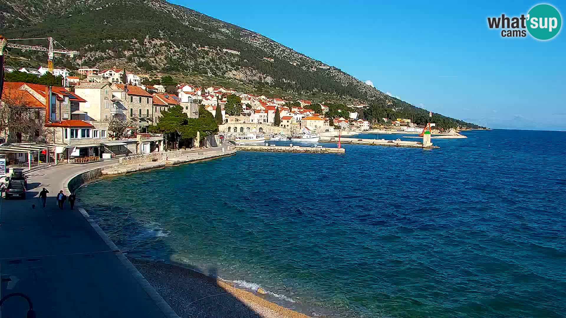Webcam Bol Town Center & Marina – Live View from Bol, Brač