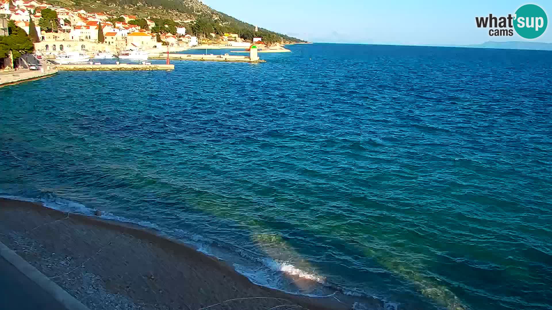Webcam Bol centre-ville & marina – Vue en direct depuis Bol, île de Brač