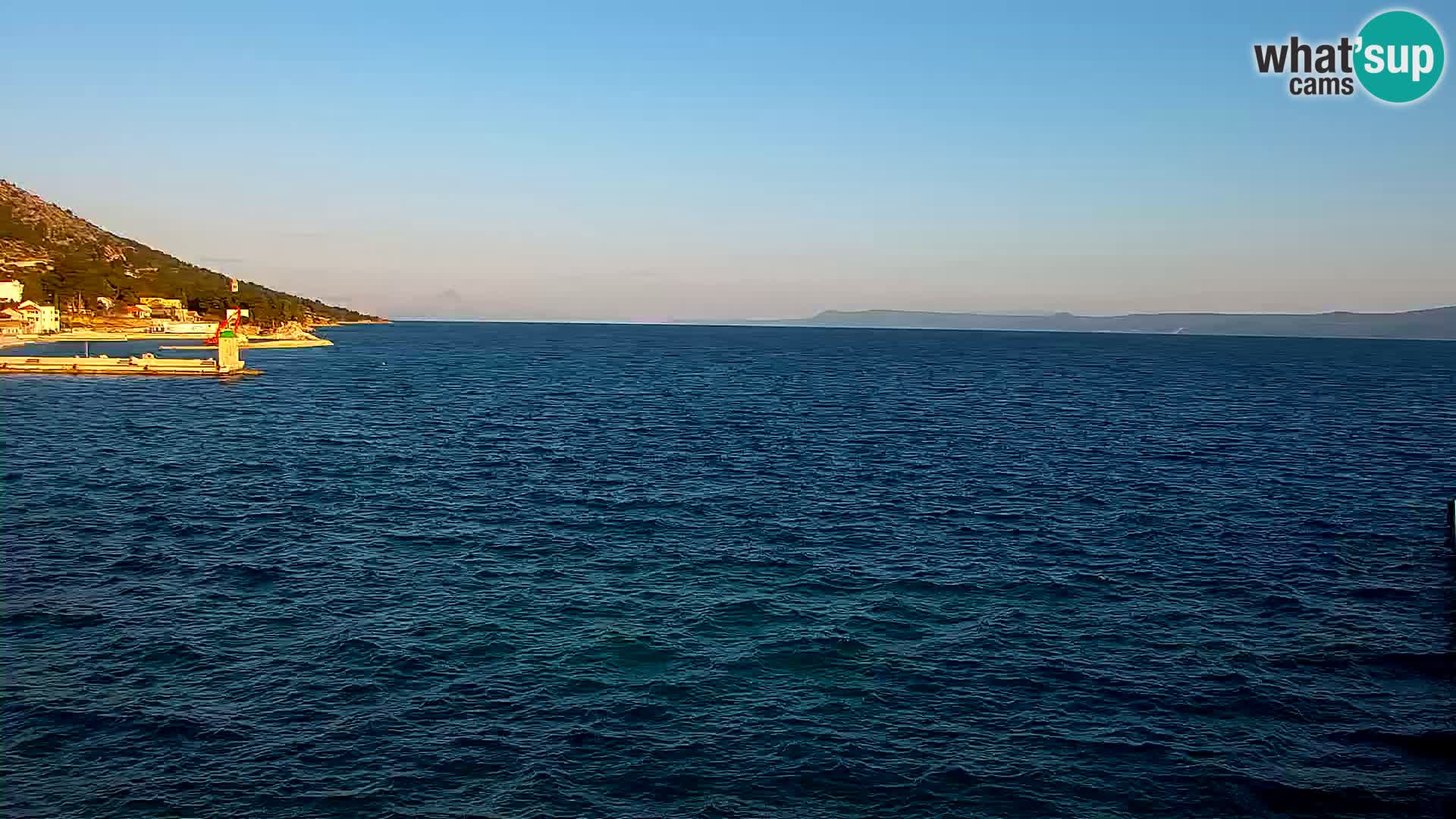 Webcam Bol centre-ville & marina – Vue en direct depuis Bol, île de Brač