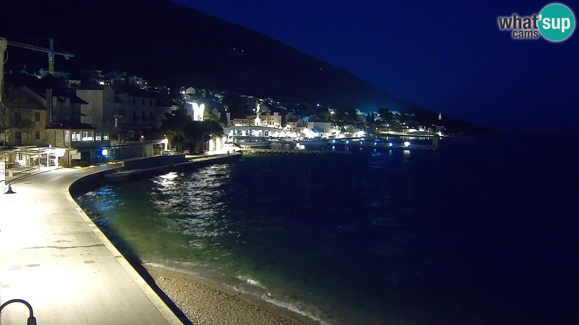 Webcam Bol Centre-Ville & Marina – Vue en direct depuis Bol, île de Brač