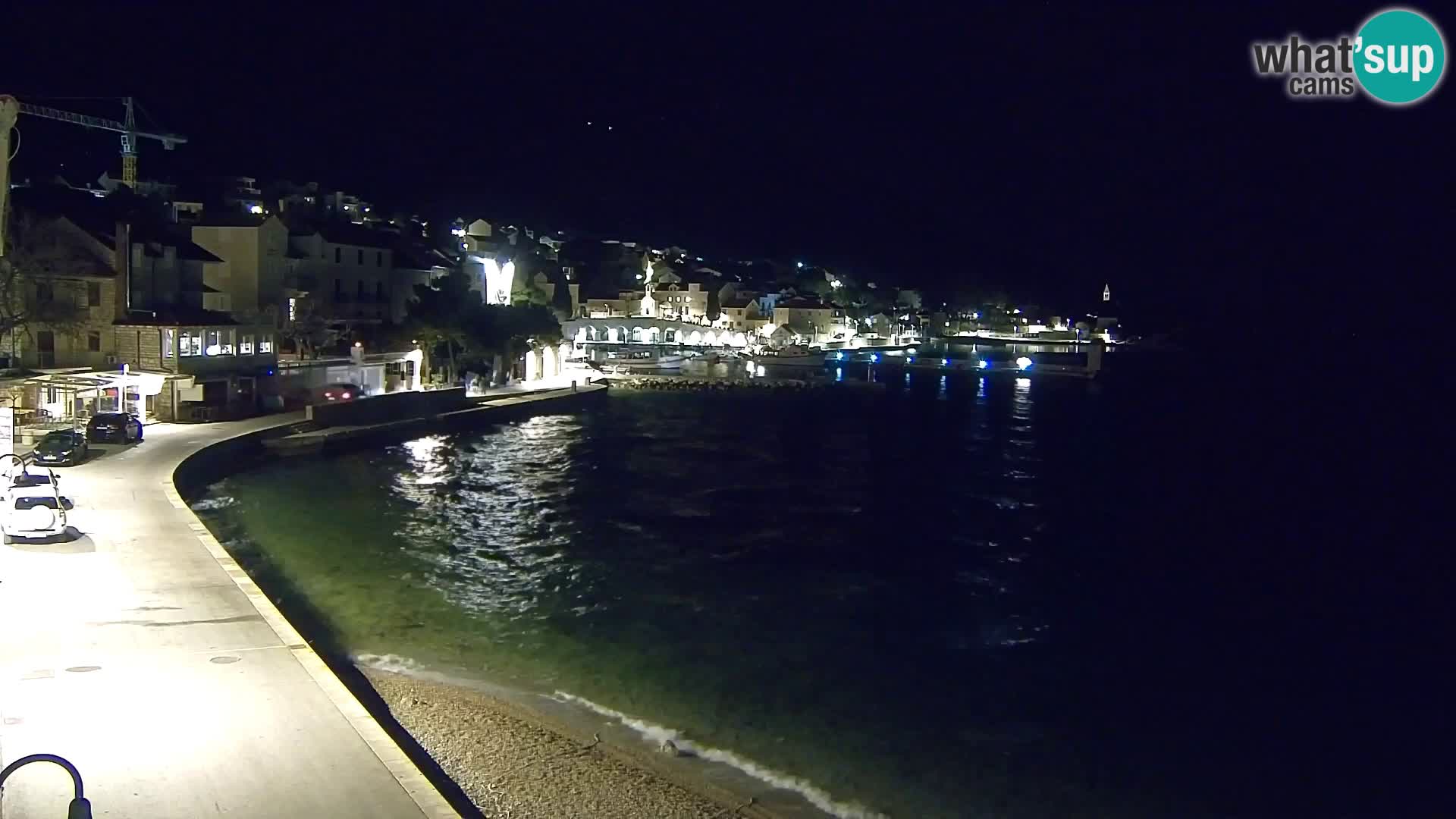 Webcam Bol Centre-Ville & Marina – Vue en direct depuis Bol, île de Brač