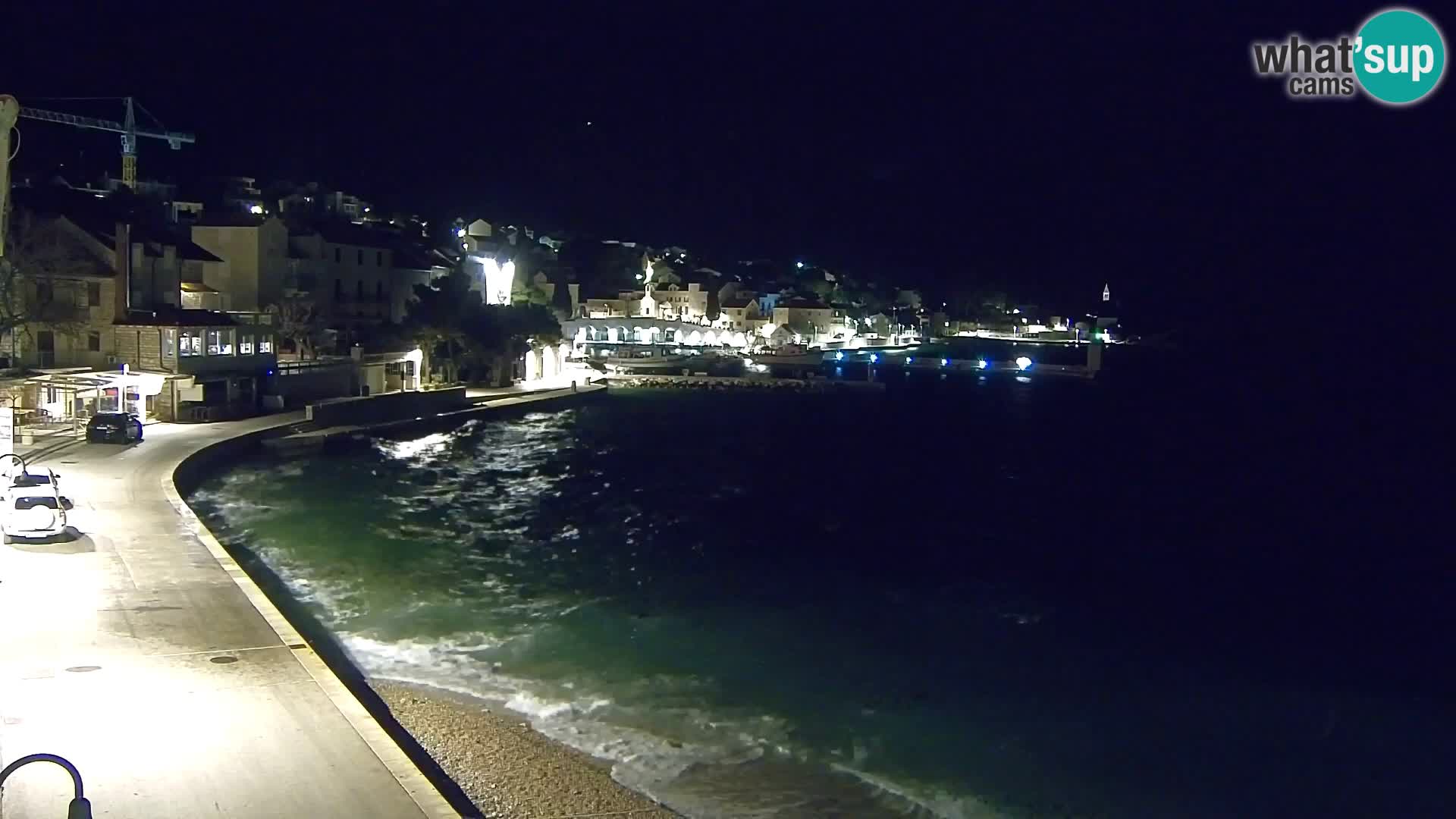 Webcam Bol centre-ville & marina – Vue en direct depuis Bol, île de Brač