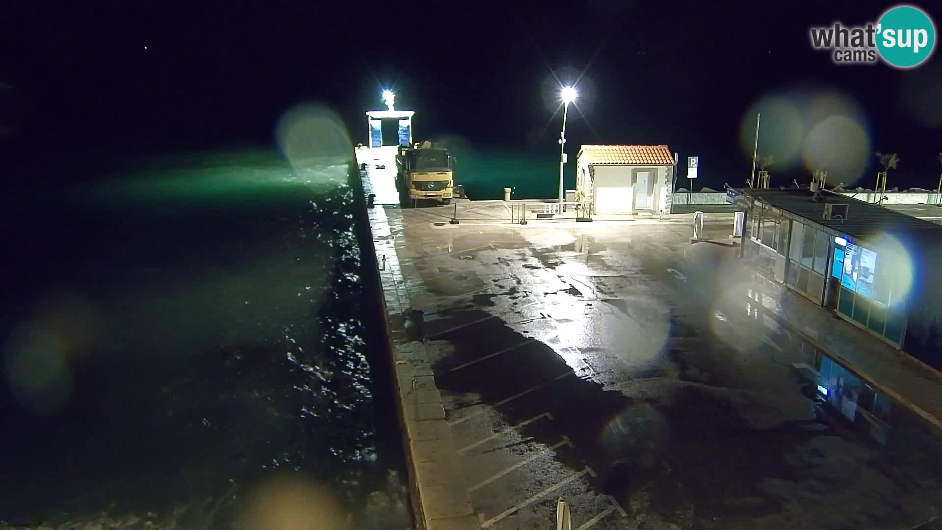 Webcam Bol Centro e Marina – Vista live dal porto di Bol