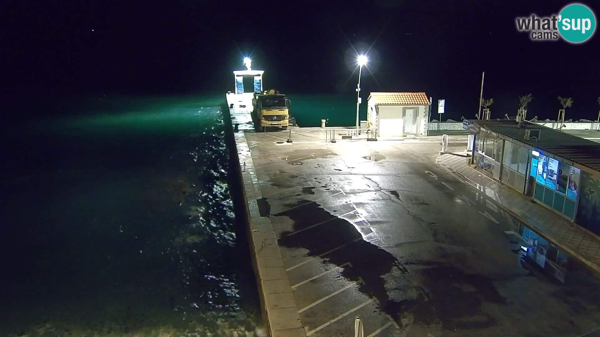 Spletna kamera Bol – Center mesta in marina v živo