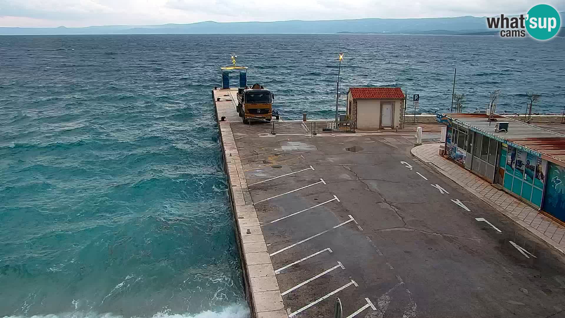 Webcam Bol Centre-Ville & Marina – Vue en direct depuis Bol, île de Brač
