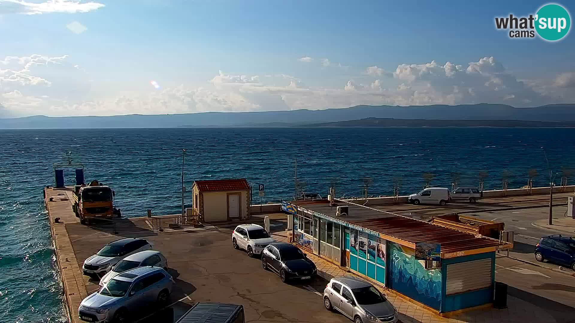 Webcam Bol centre-ville & marina – Vue en direct depuis Bol, île de Brač