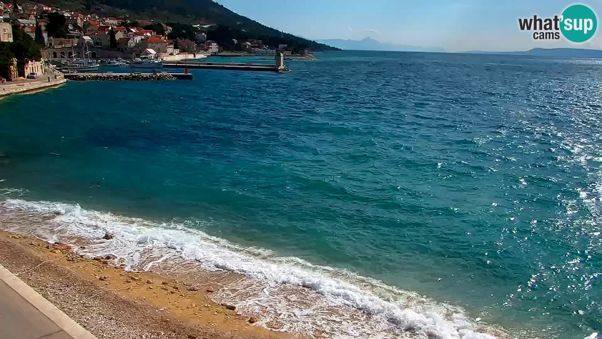 Webcam Bol Centre-Ville & Marina – Vue en direct depuis Bol, île de Brač