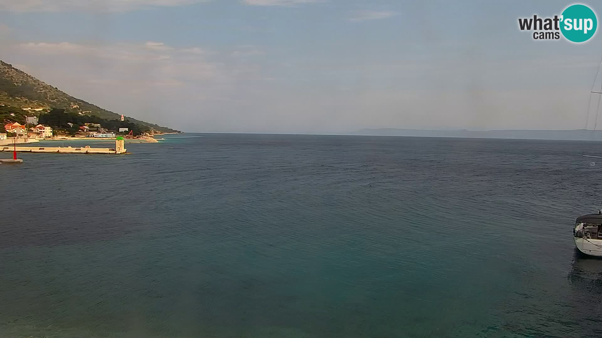 Webcam Bol centre-ville & marina – Vue en direct depuis Bol, île de Brač