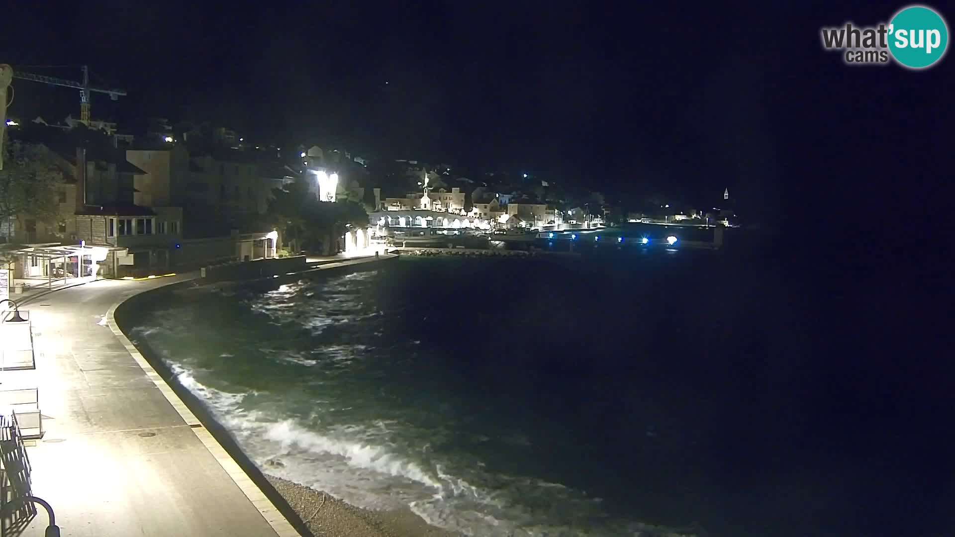 Webcam Bol Centro e Marina – Vista live dal porto di Bol