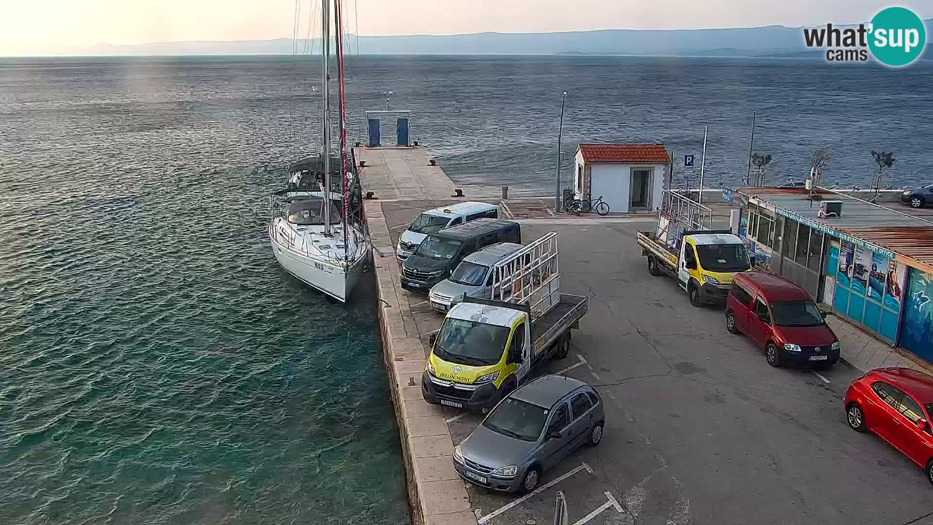 Webcam Bol centre-ville & marina – Vue en direct depuis Bol, île de Brač
