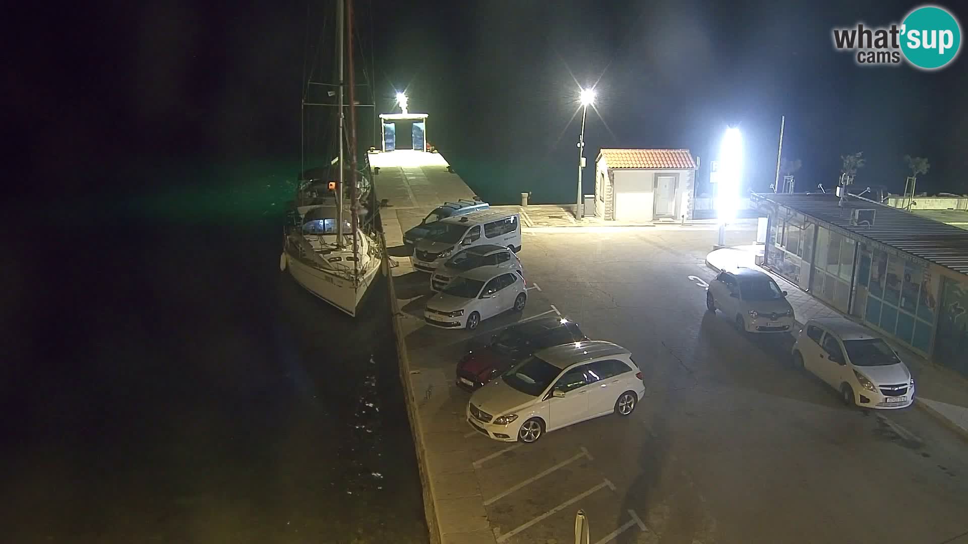 Webcam Bol centre-ville & marina – Vue en direct depuis Bol, île de Brač