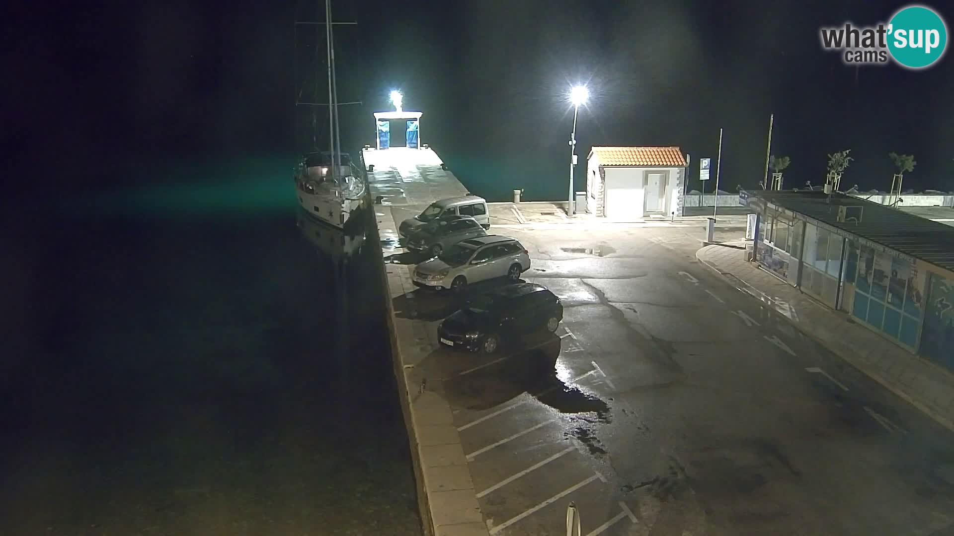 Spletna kamera Bol – Center mesta in marina v živo