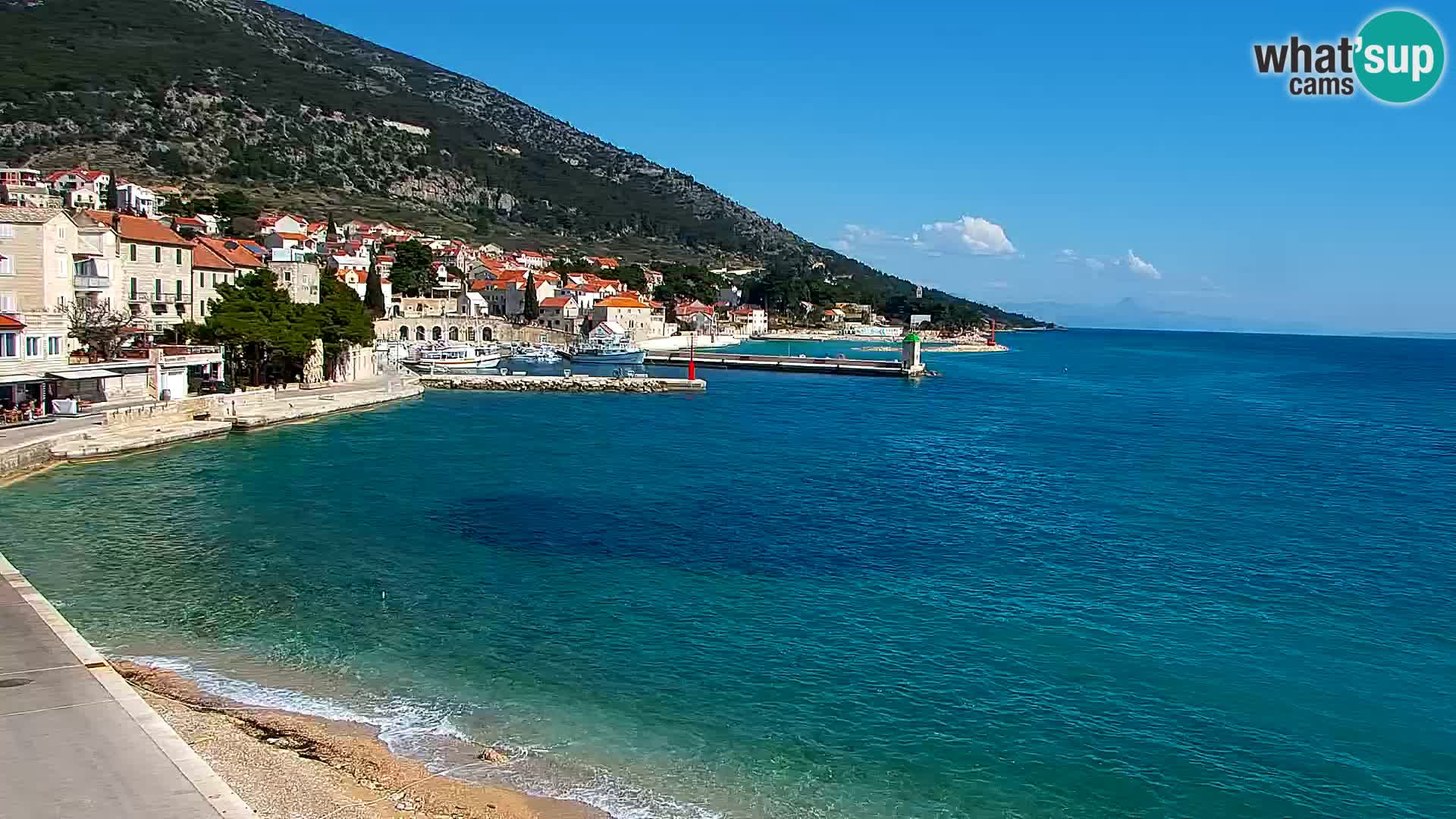 Webcam Bol Town Center & Marina – Live View from Bol, Brač