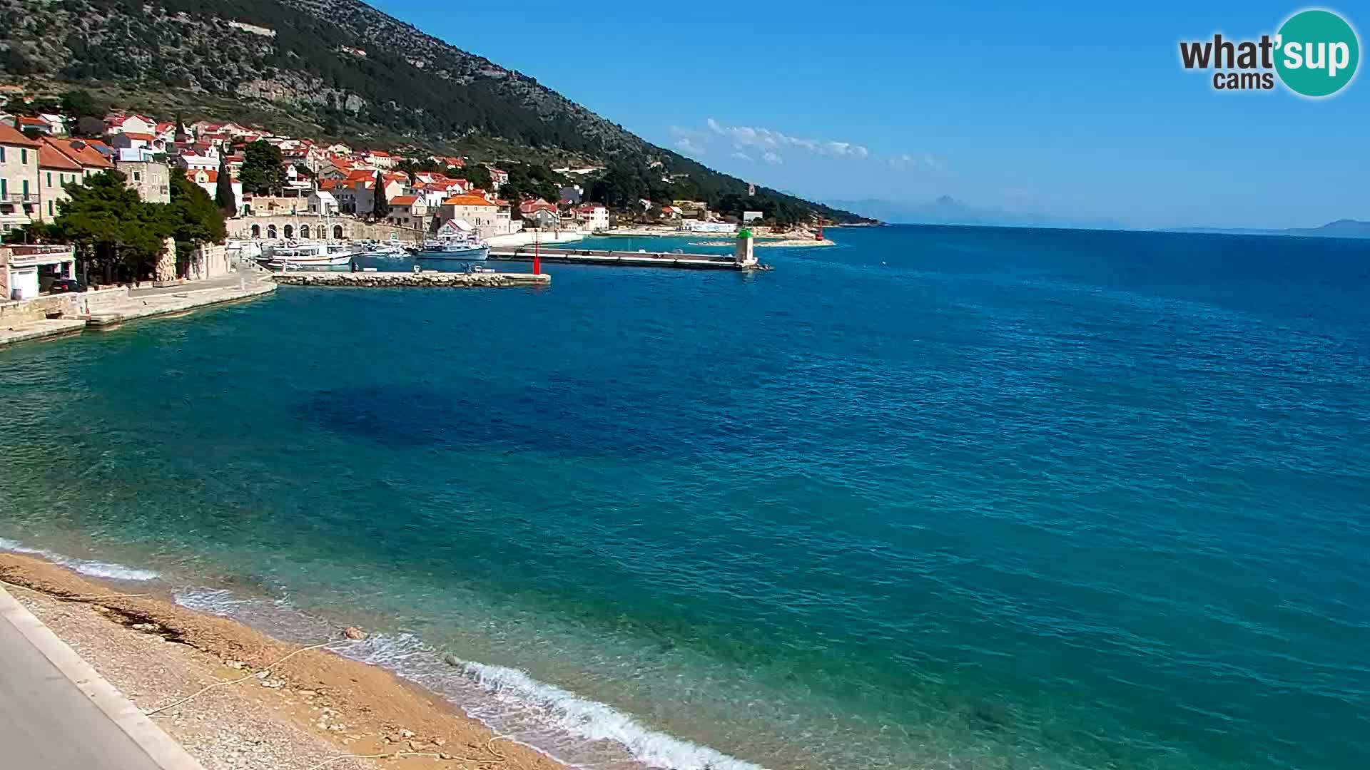 Webcam Bol Town Center & Marina – Live View from Bol, Brač