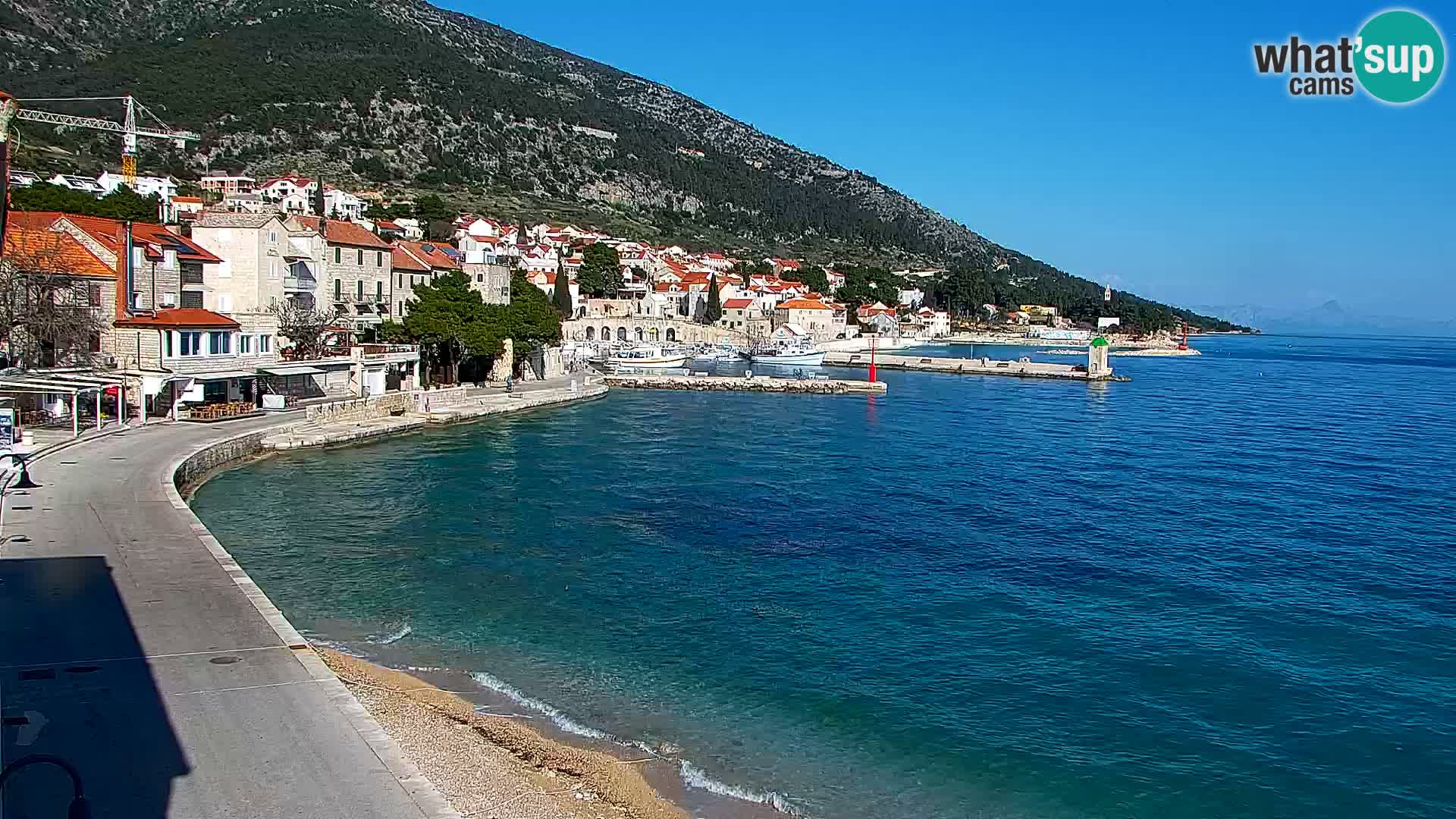 Webcam Bol Town Center & Marina – Live View from Bol, Brač