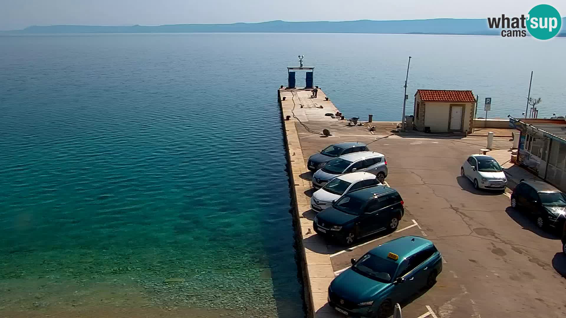 Webcam Bol Centro e Marina – Vista live dal porto di Bol